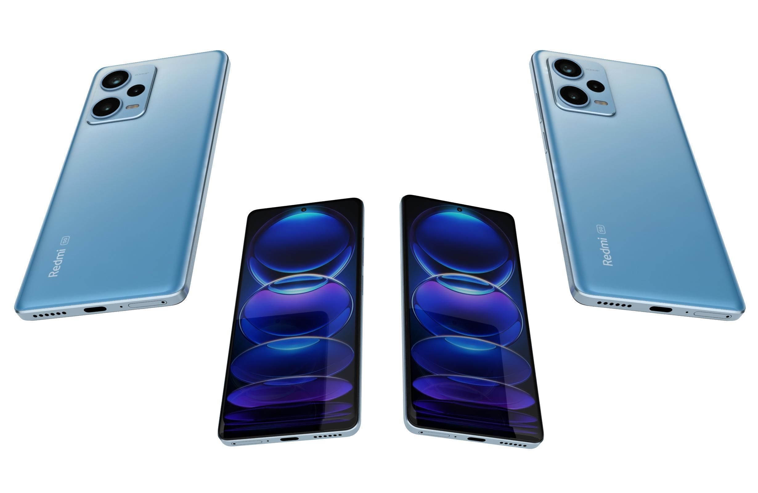Xiaomi Redmi Note 12 Pro Plus Blue 3D model_5