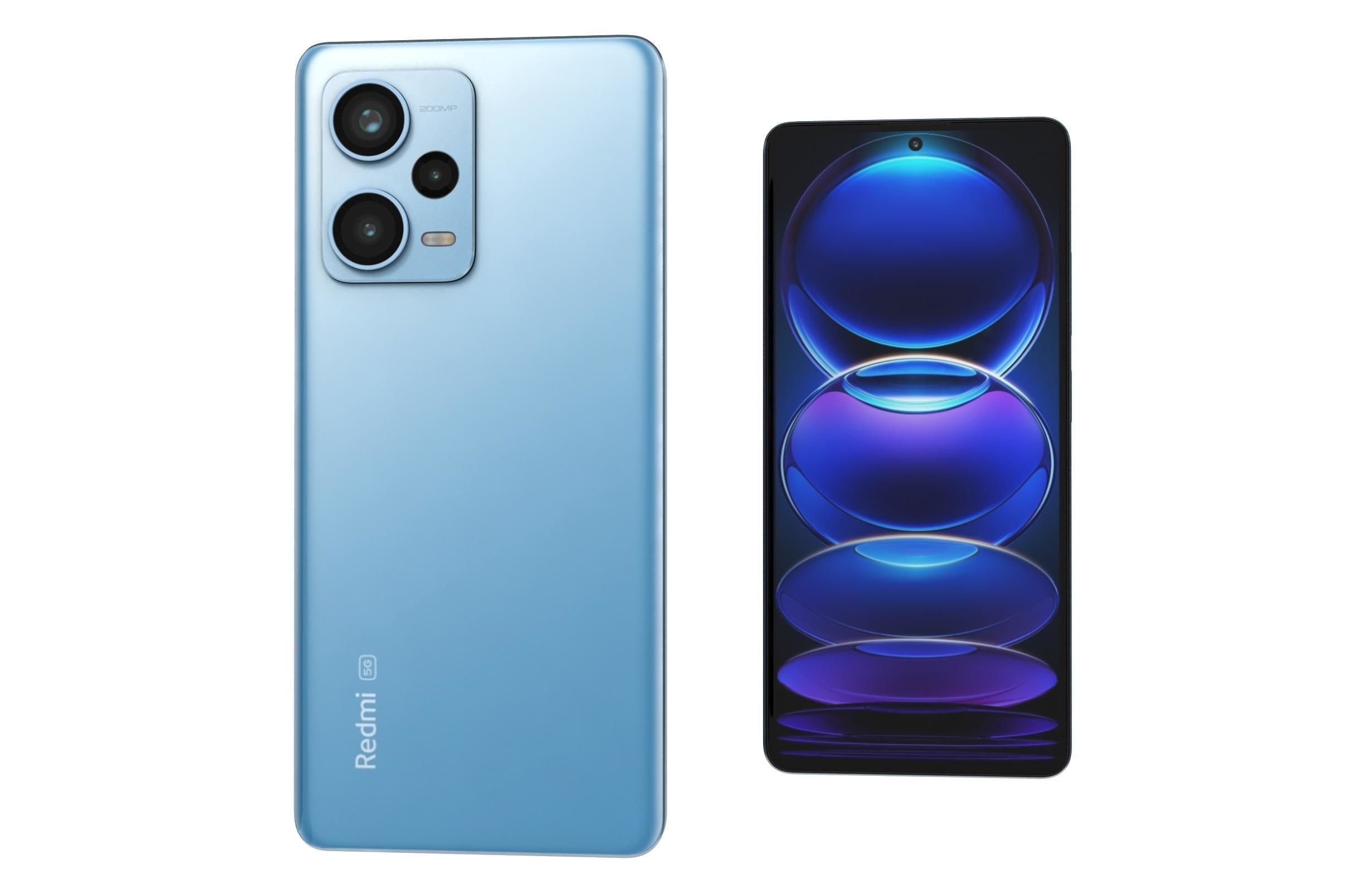 Xiaomi Redmi Note 12 Pro Plus Blue 3D model_7