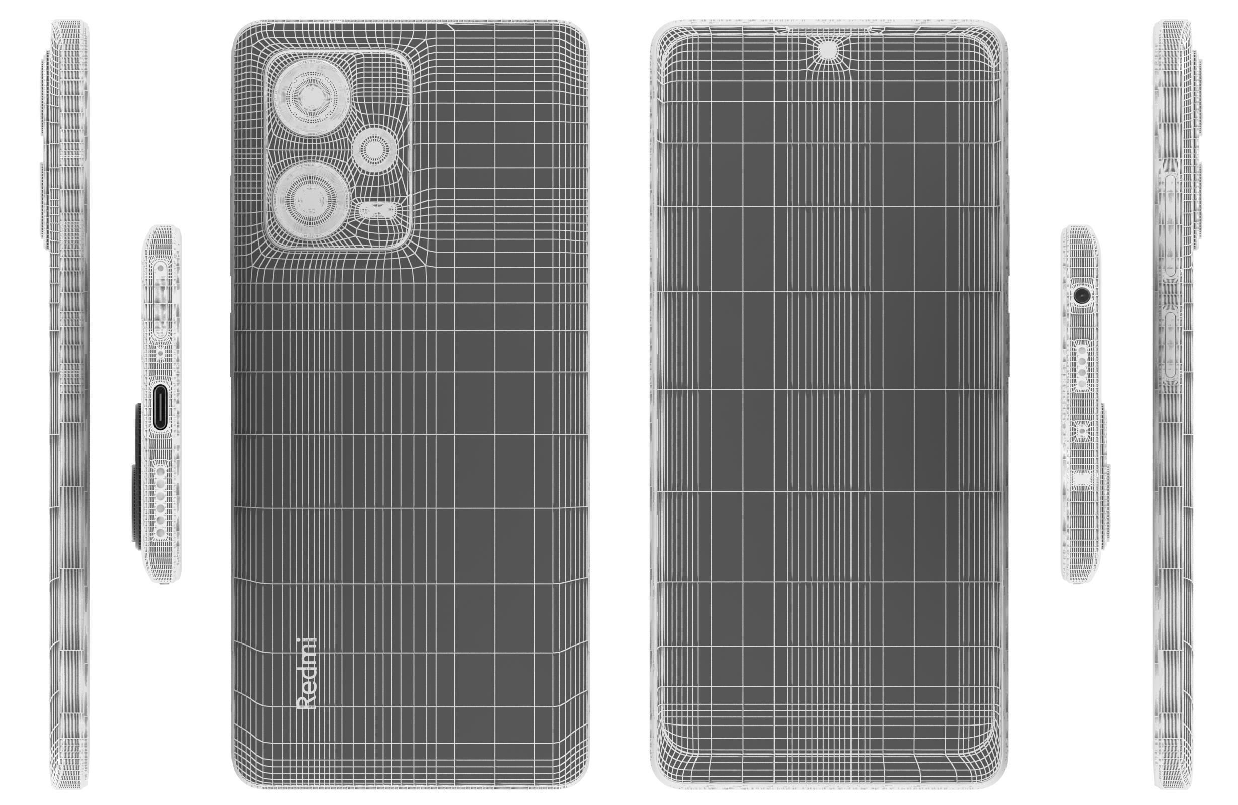 Xiaomi Redmi Note 12 Pro Plus Blue 3D model_17