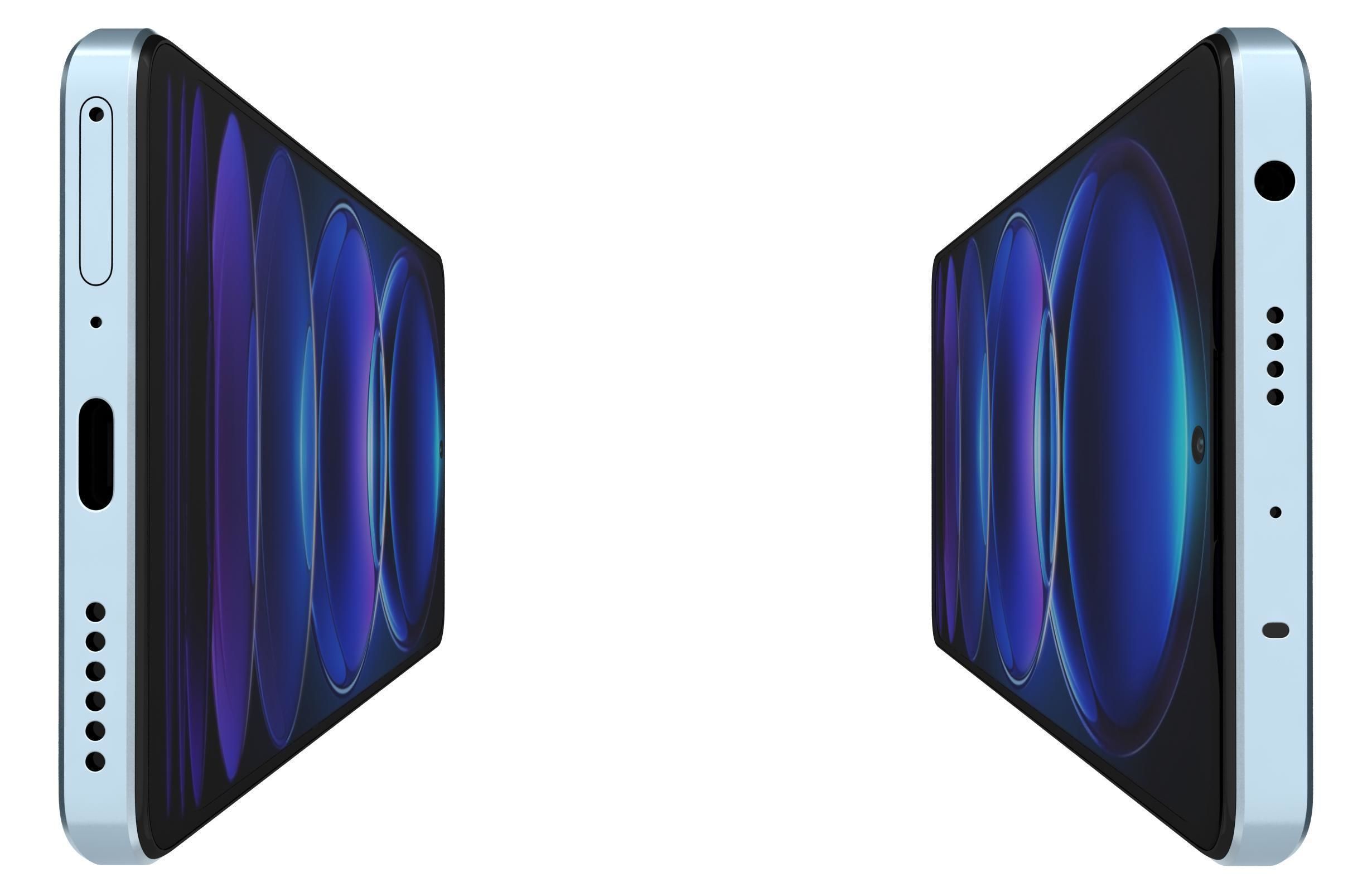 Xiaomi Redmi Note 12 Pro Plus Blue 3D model_8