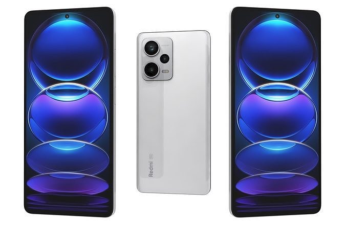 Xiaomi Redmi Note 12 Pro Plus White 3D model