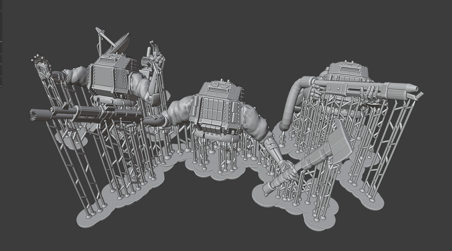 Lancer RPG NPC Medium Mech Pack - Hulker 3D print model_5