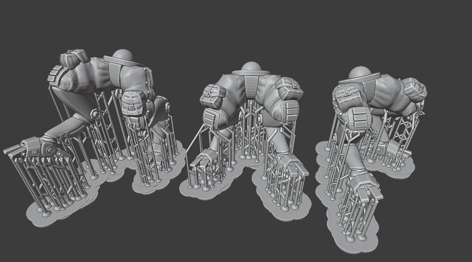 Lancer RPG NPC Medium Mech Pack - Hulker 3D print model_2