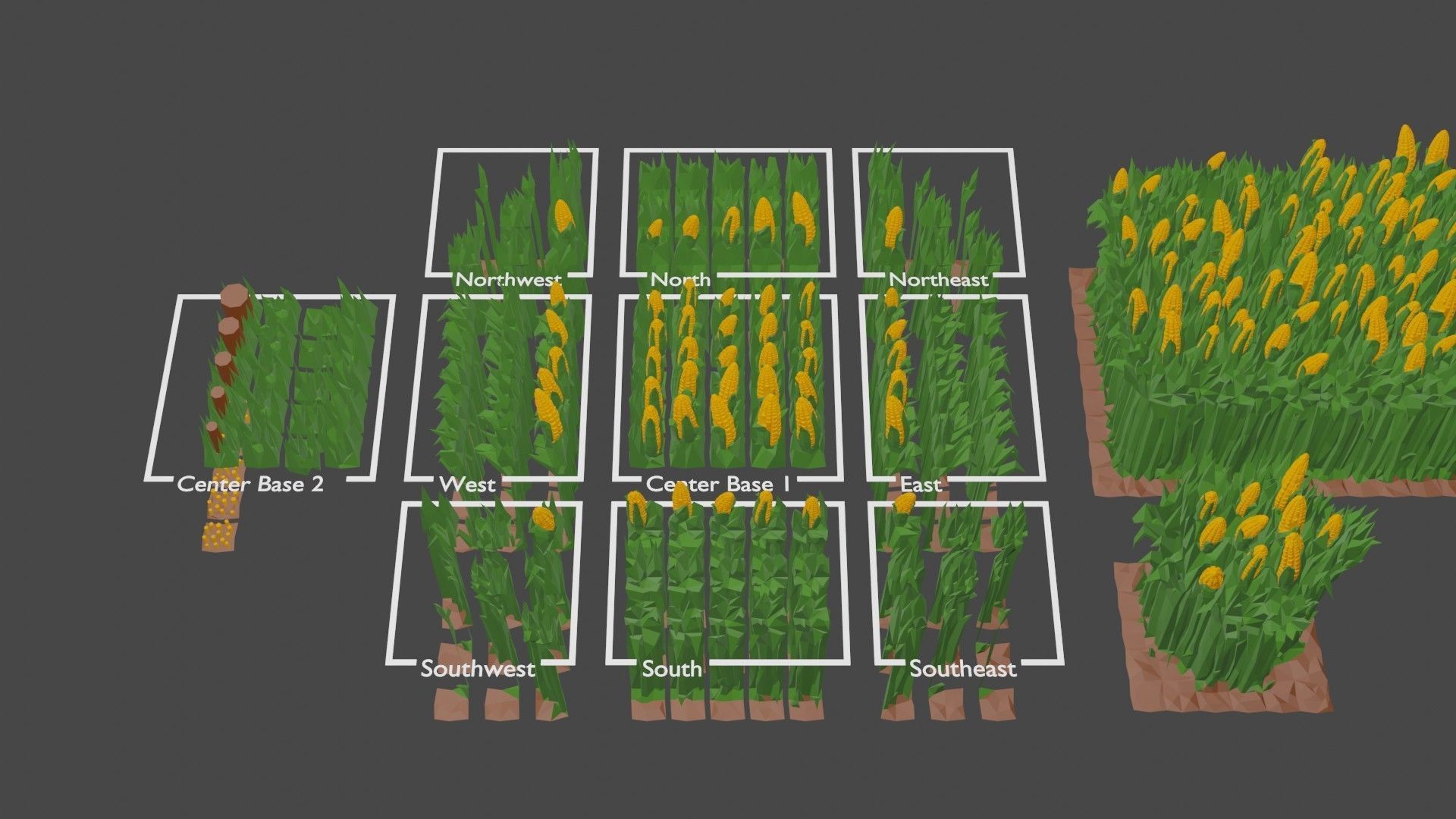 Corn Field 3D print model_7