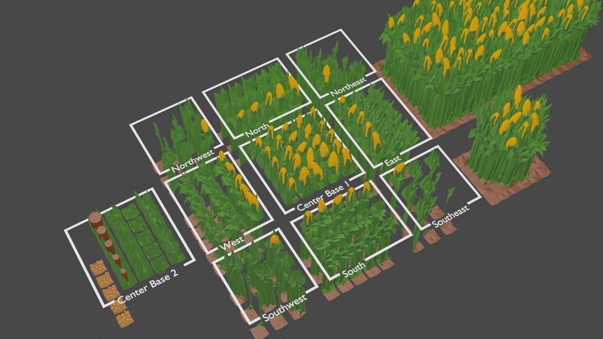 Corn Field 3D print model_9