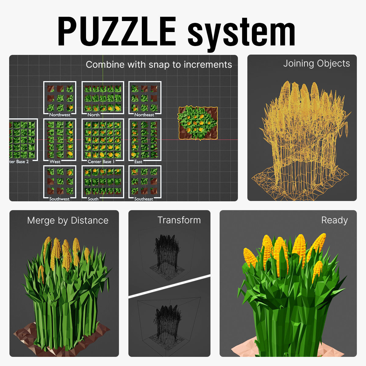 Corn Field 3D print model_3