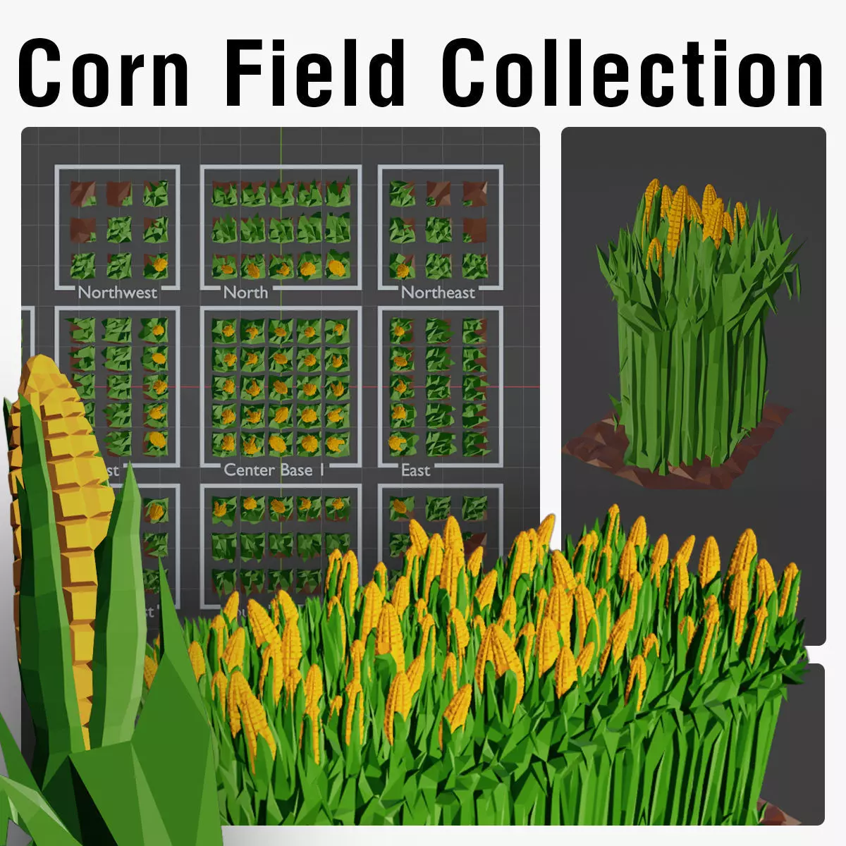 Corn Field 3D print model_0