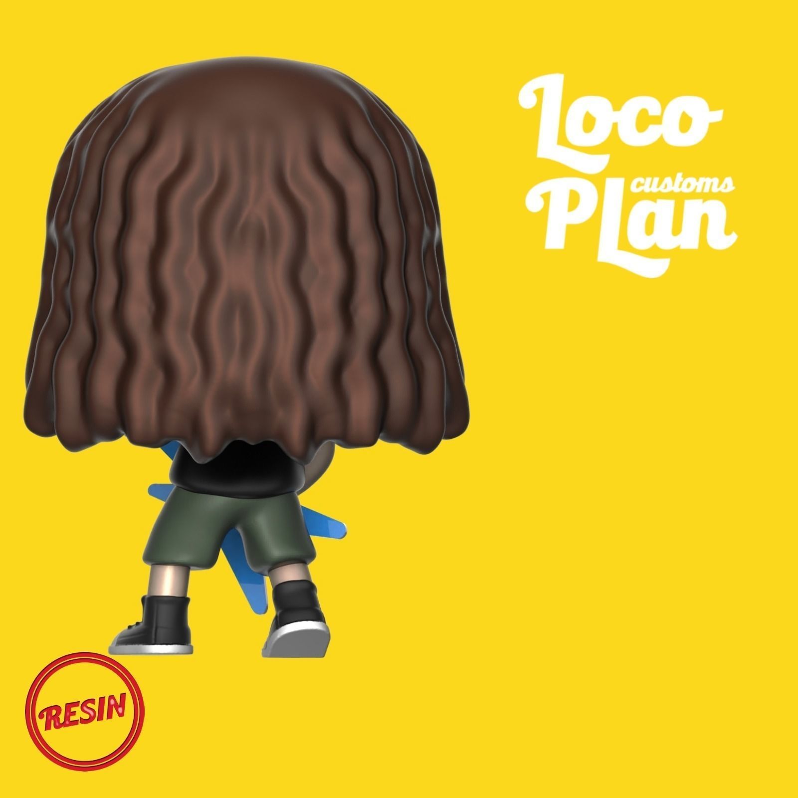 Dimebag Darrell Custom Funko 3D print model_2
