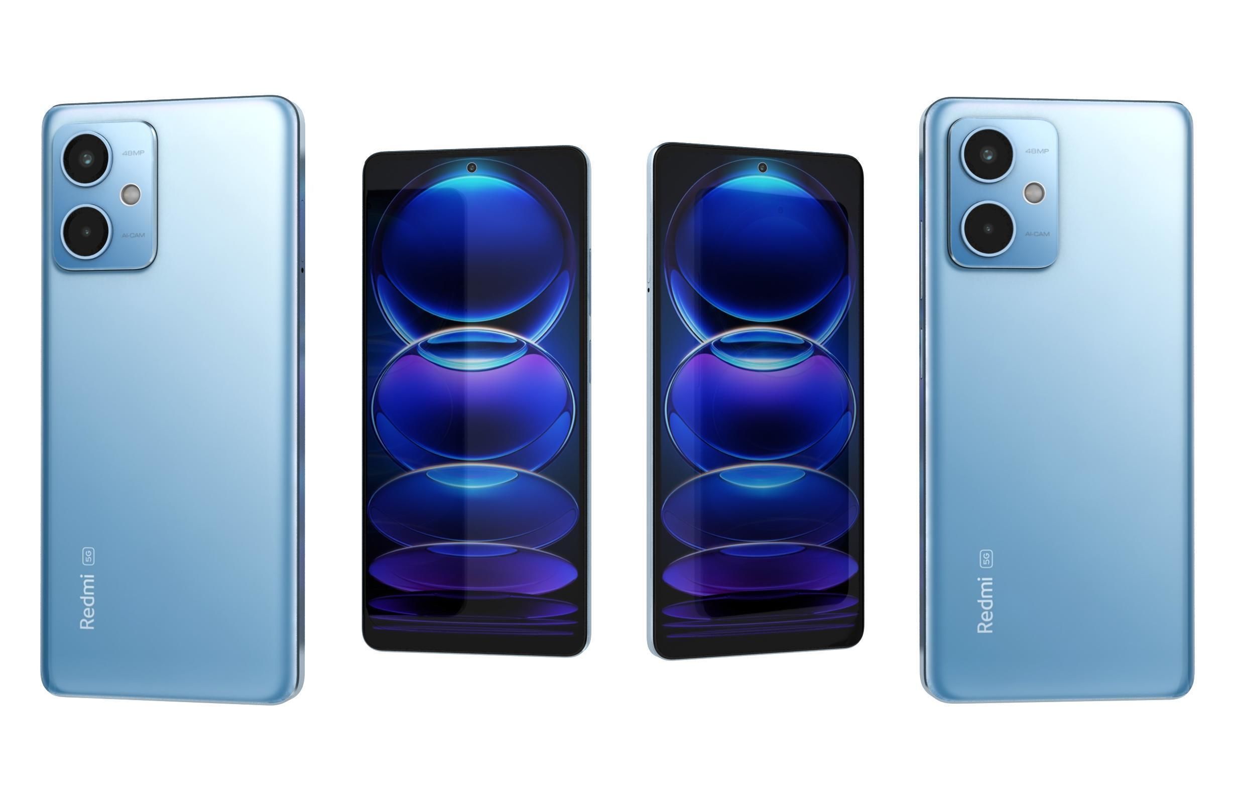 Xiaomi Redmi Note 12 All Colors 3D model_7