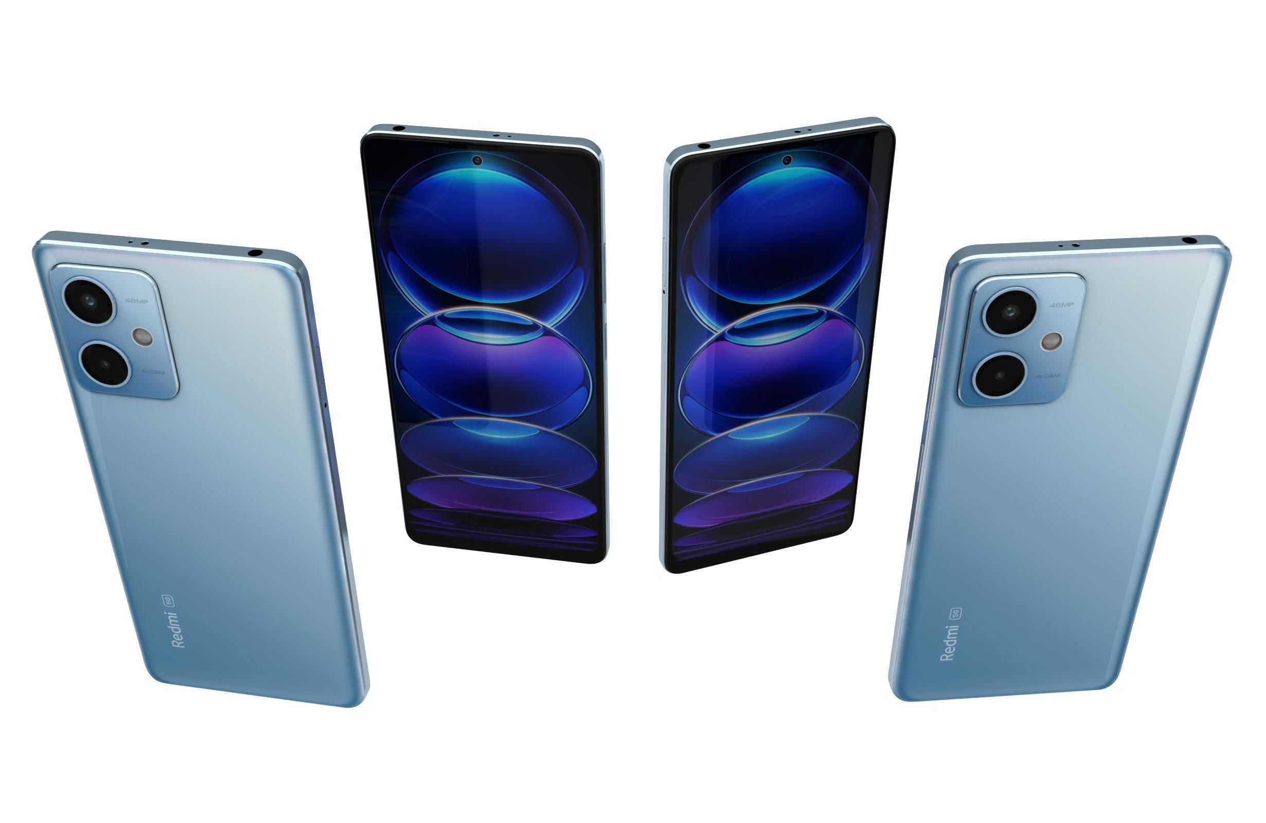 Xiaomi Redmi Note 12 All Colors 3D model_9