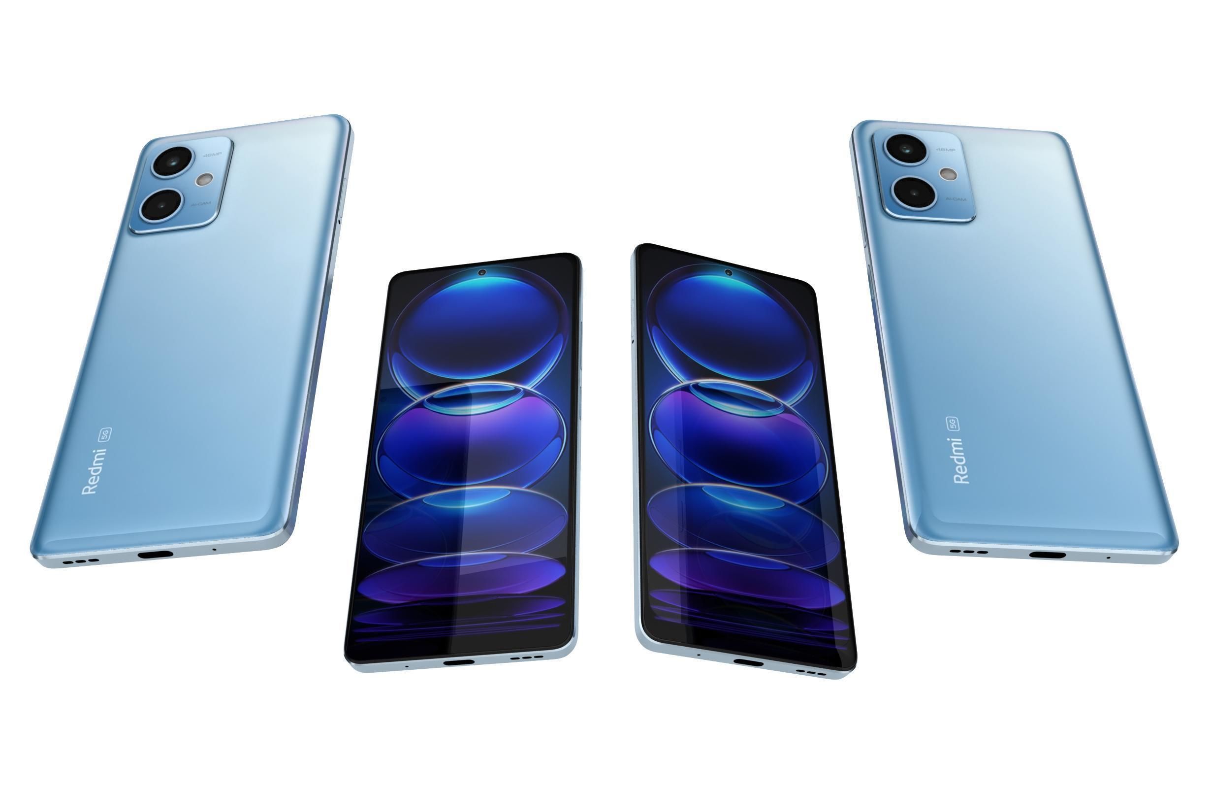 Xiaomi Redmi Note 12 All Colors 3D model_11