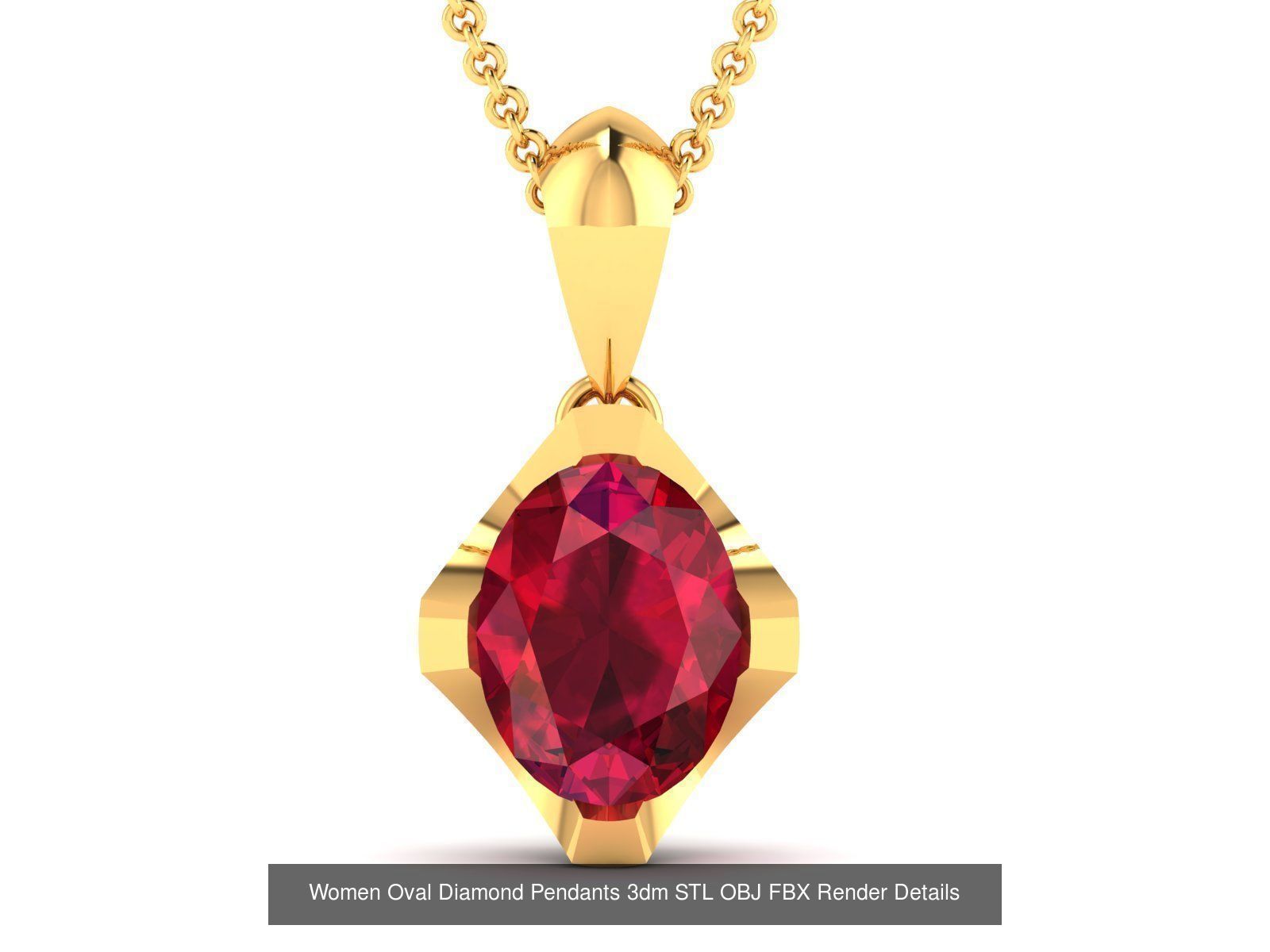 35 Women Oval Stone Pendants Collection _29