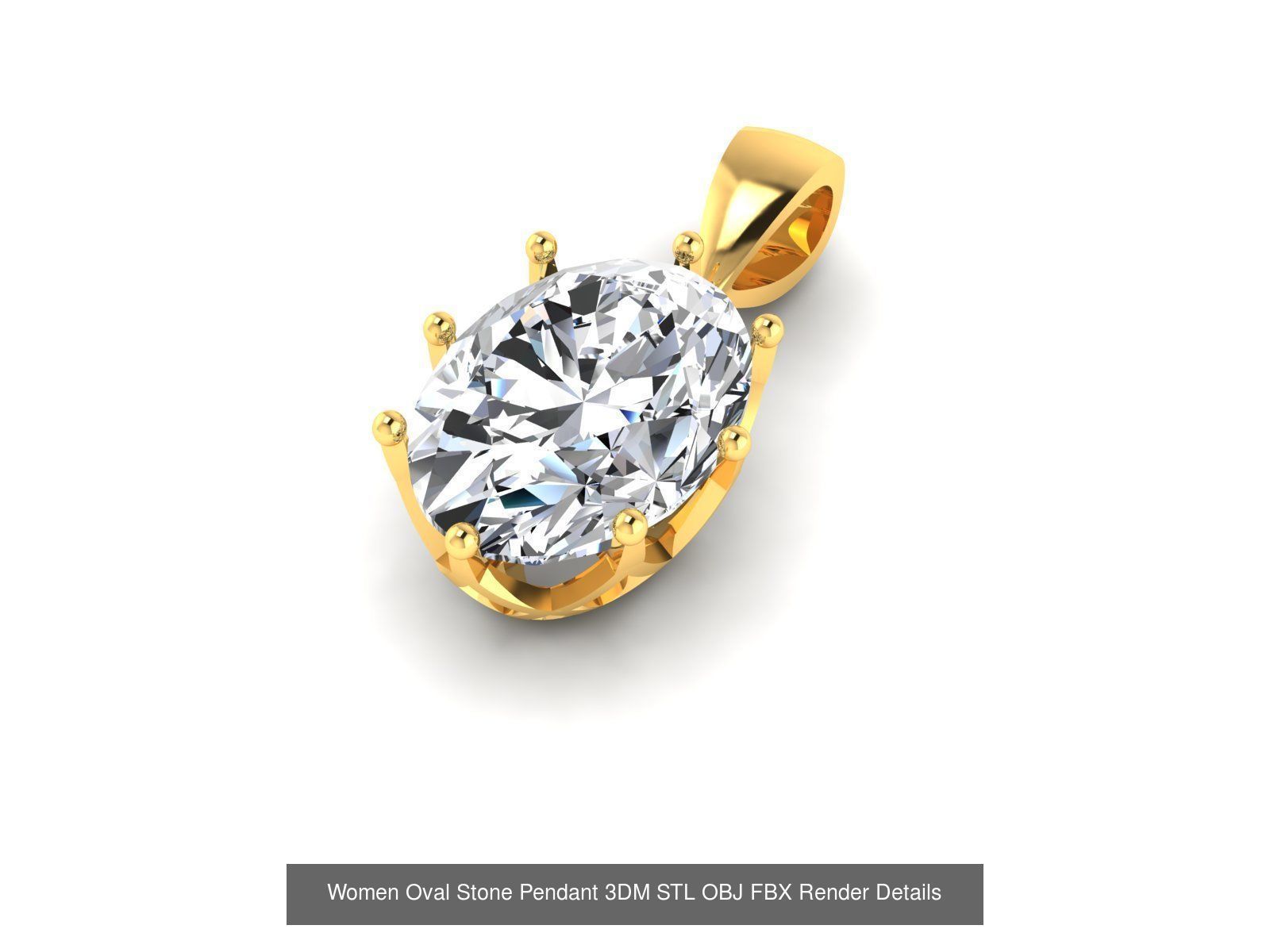 35 Women Oval Stone Pendants Collection _19