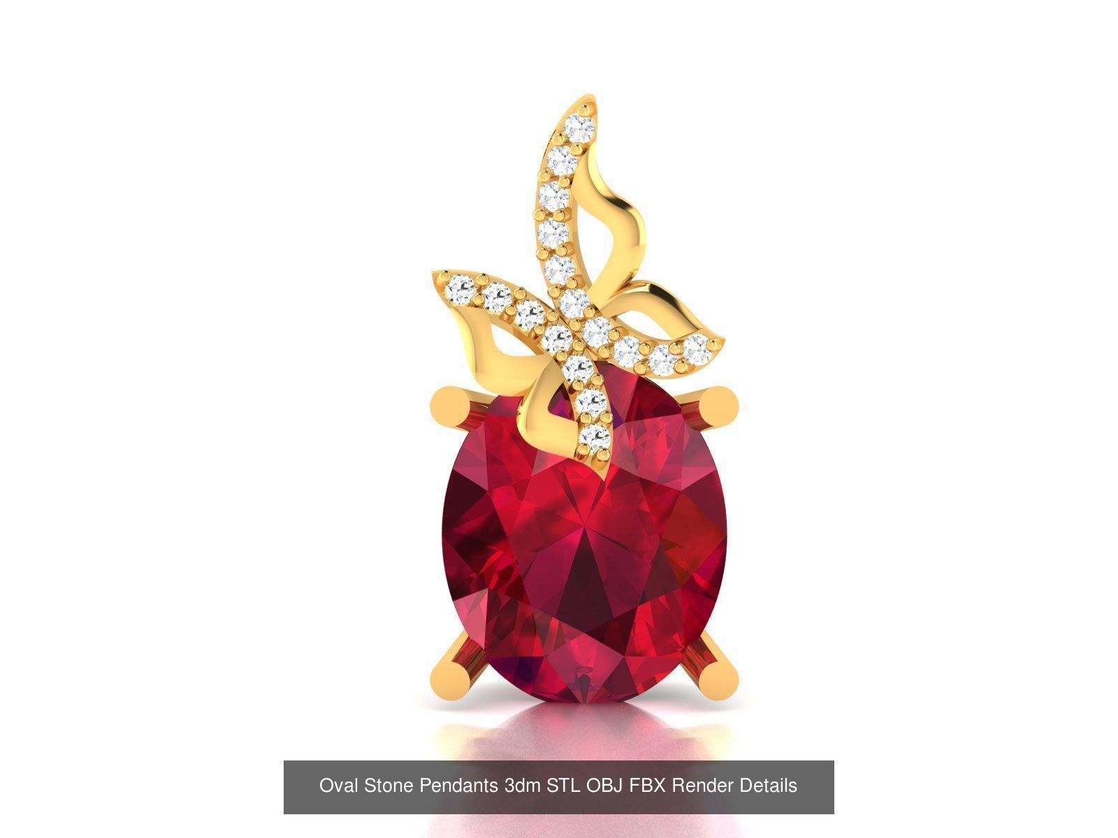 35 Women Oval Stone Pendants Collection _23