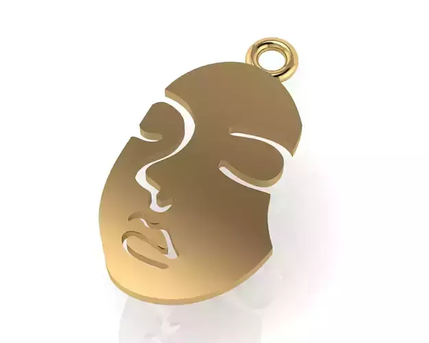 Simple Face Pendant
