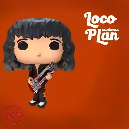 Jimmy Page Custom Funko 3D print model