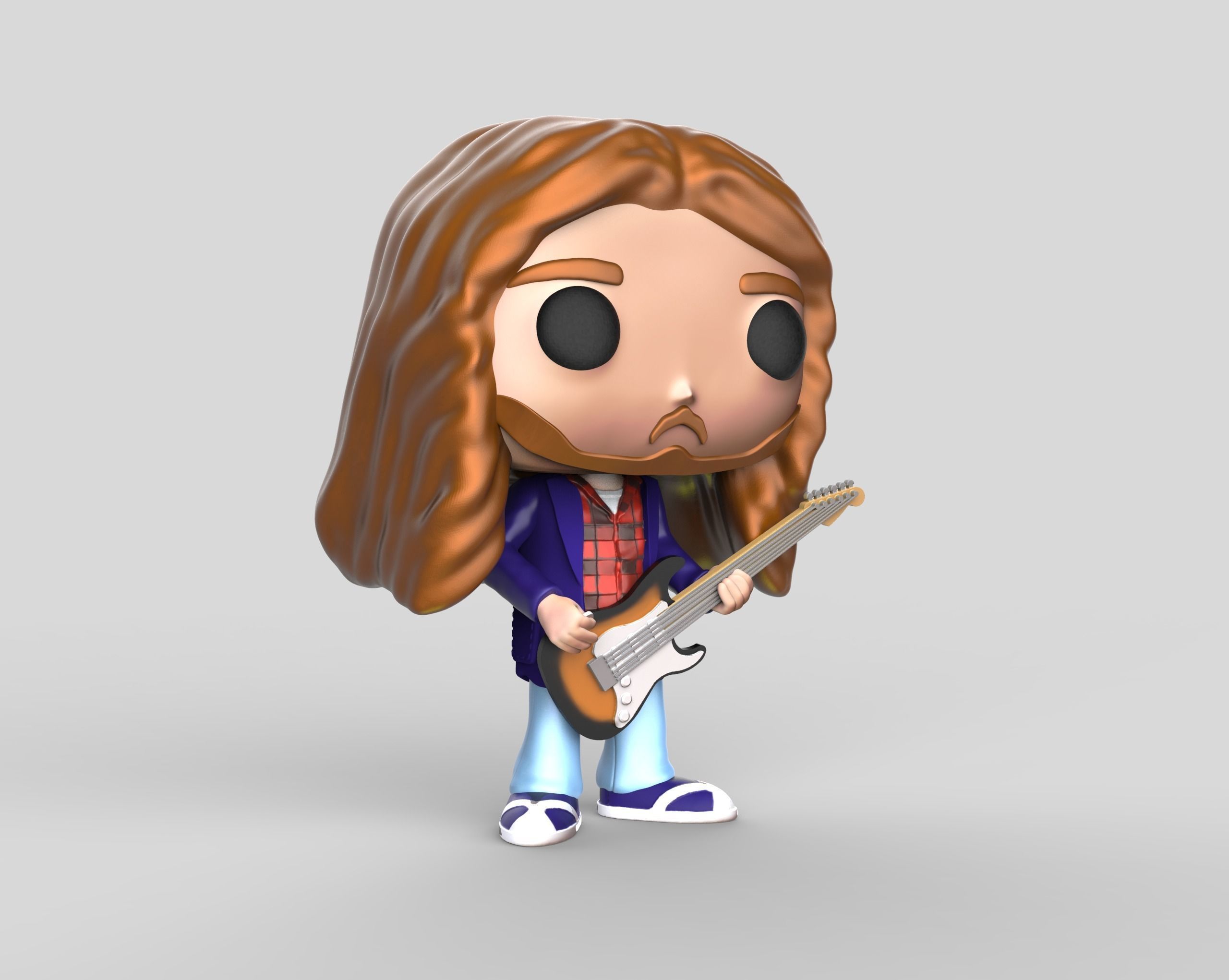 John Frusciante Custom Funko 3D print model_2