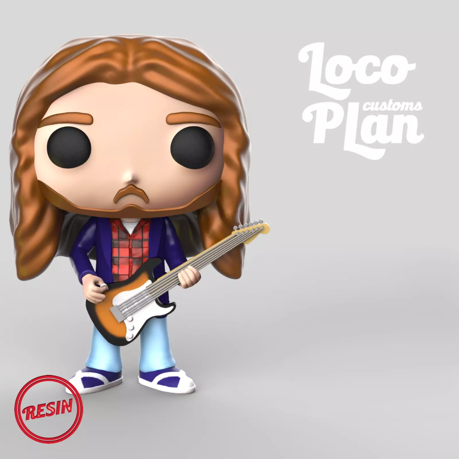 John Frusciante Custom Funko 3D print model_0