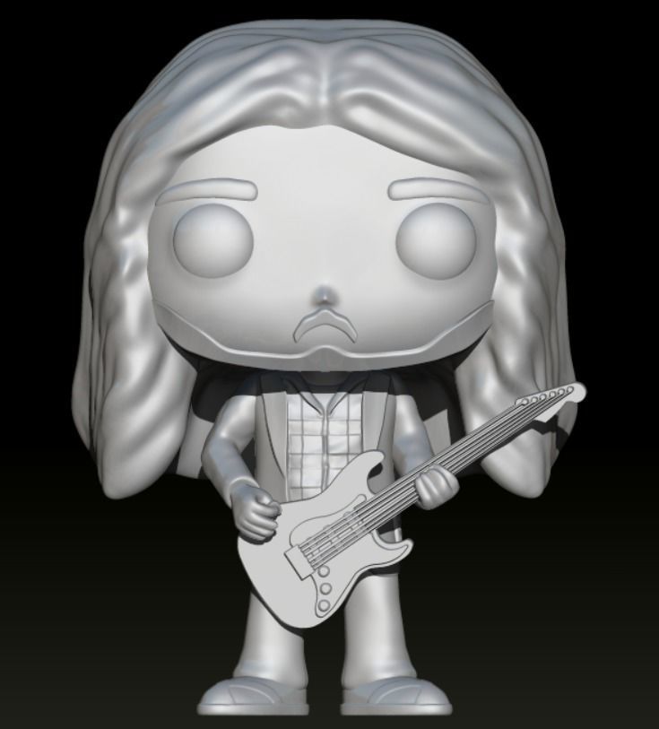 John Frusciante Custom Funko 3D print model_4