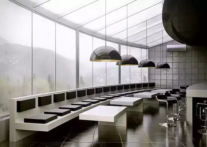 Modern Restaurant Scene