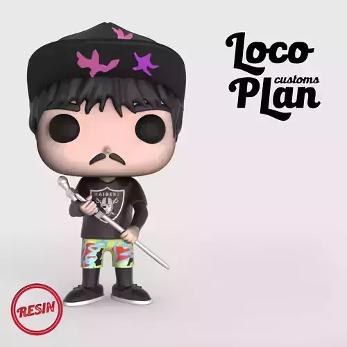 Anthony Kiedis Custom Funko 3D print model