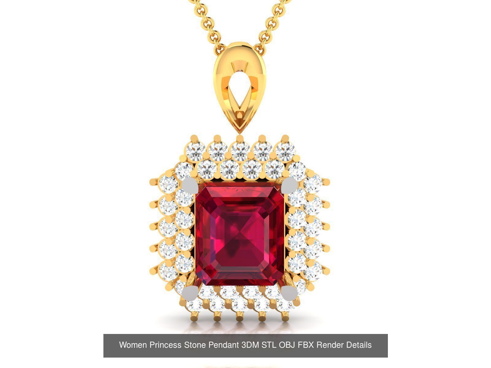 17 Women Princess Stone Pendants Collection _14