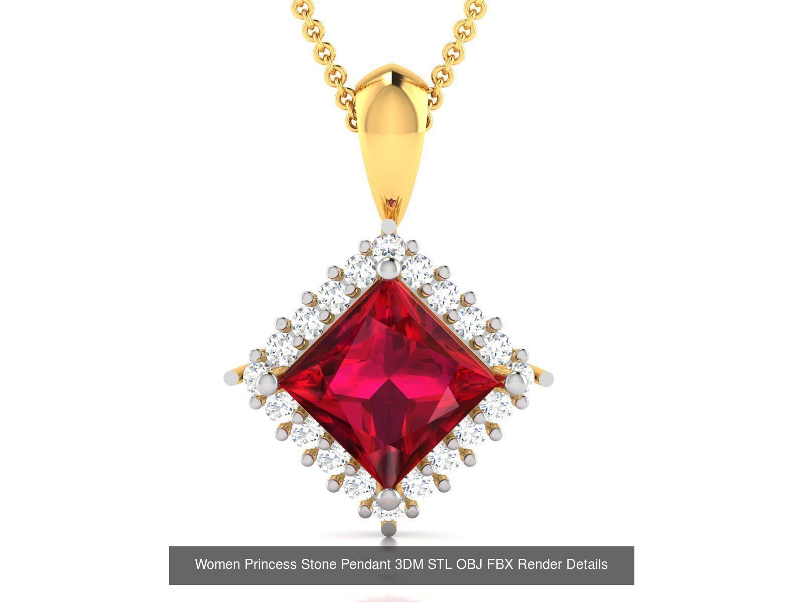 17 Women Princess Stone Pendants Collection _11