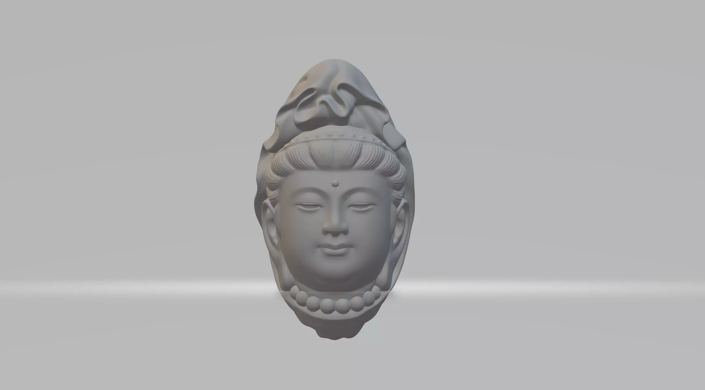 Bodhisattva Avalokitesvara Head 3D print model