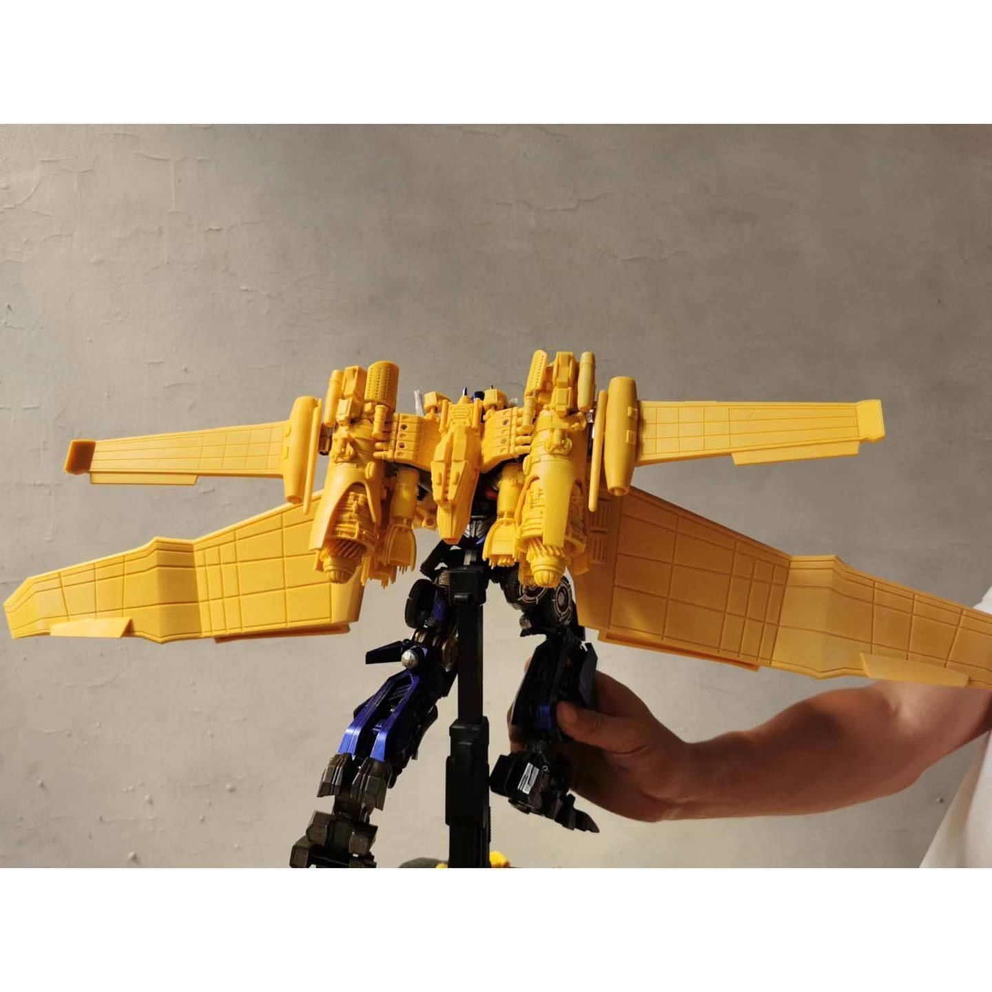 Optimus jet wing fly tech for threezero dlx prime 3D model 3D