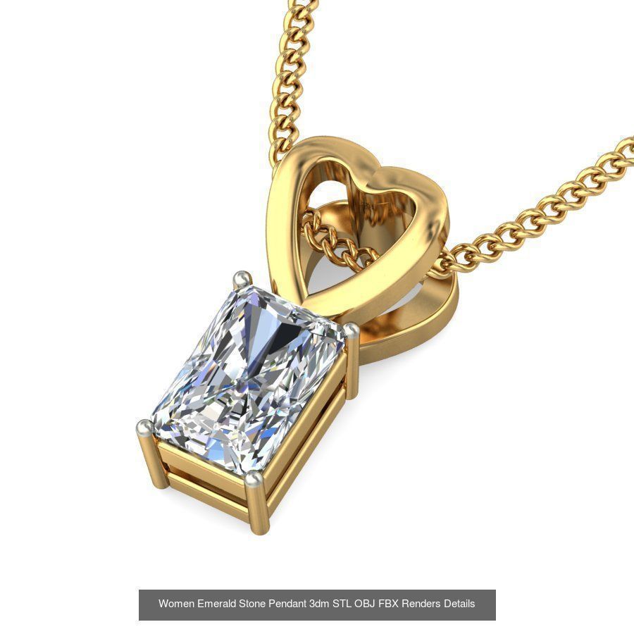 12 Women Emerald Stone Pendants Collection _7