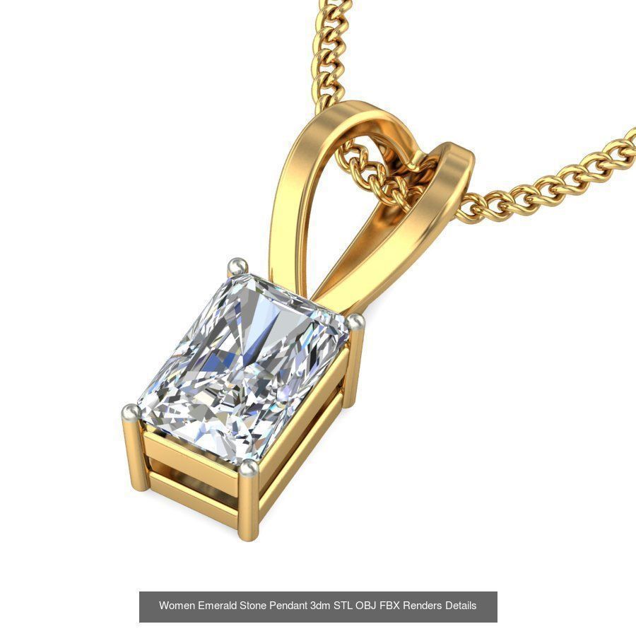 12 Women Emerald Stone Pendants Collection _6