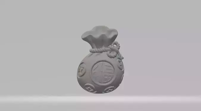 Lucky Money Bag 3D print model