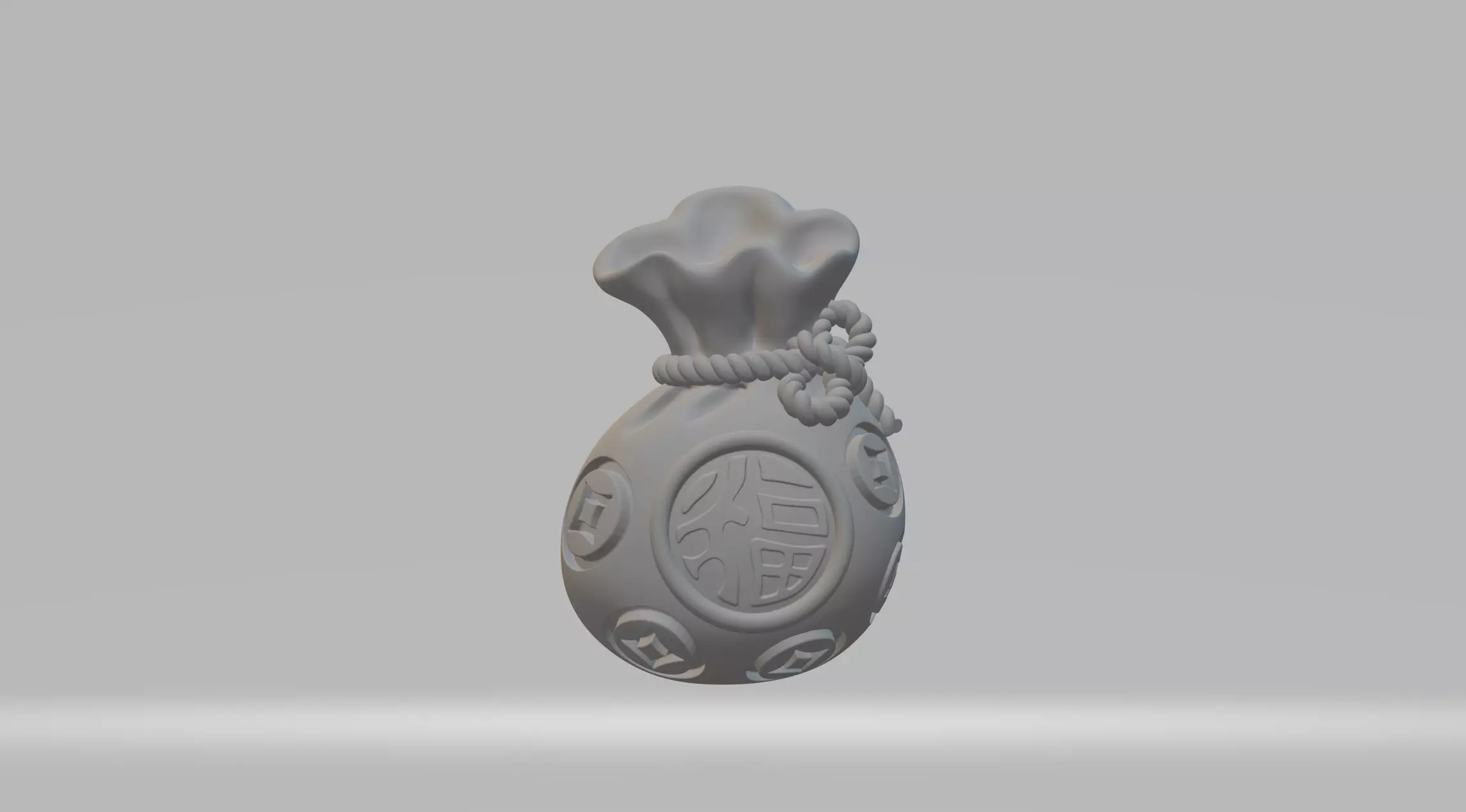 Lucky Money Bag 3D print model