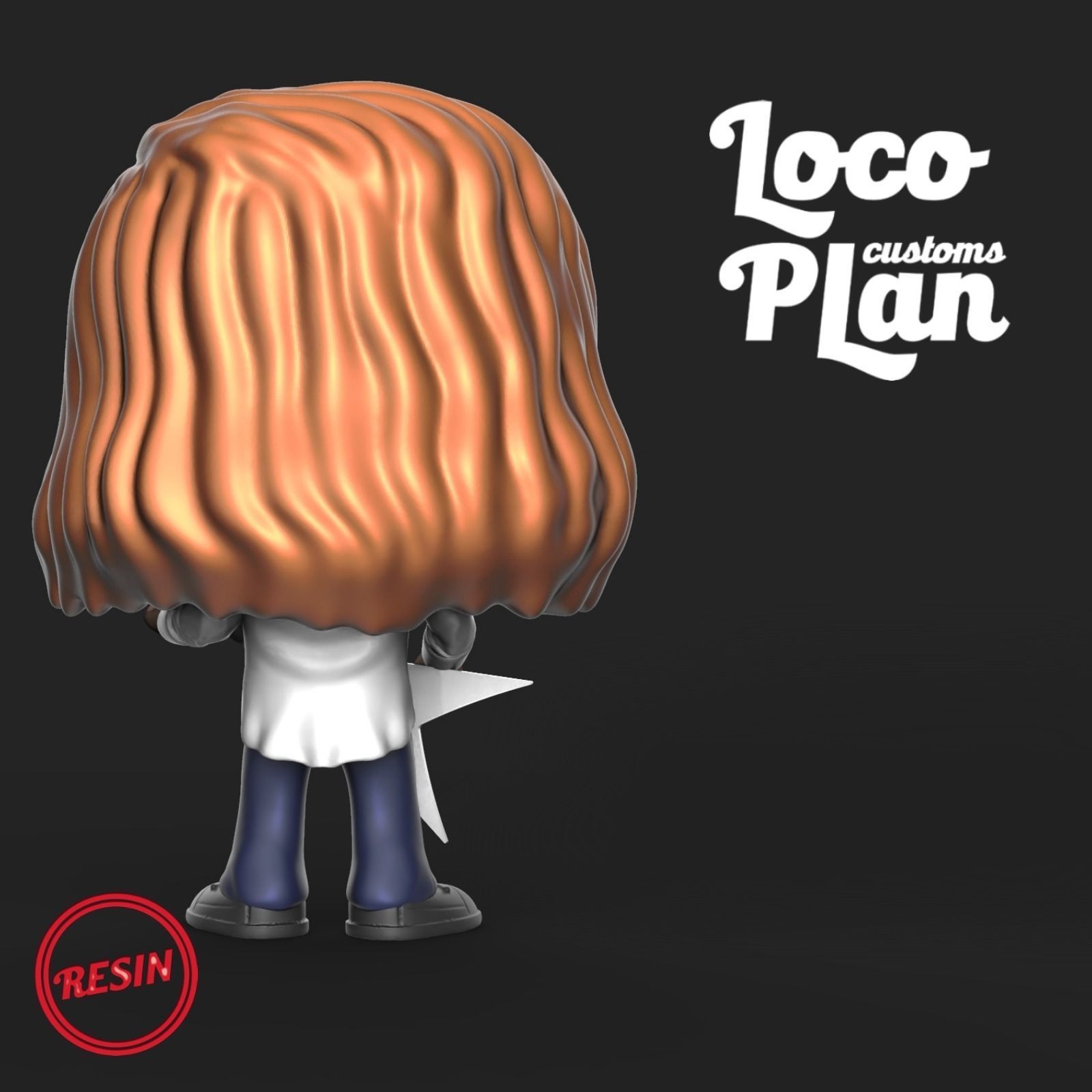 Dave Mustaine Custom Funko 3D print model_2