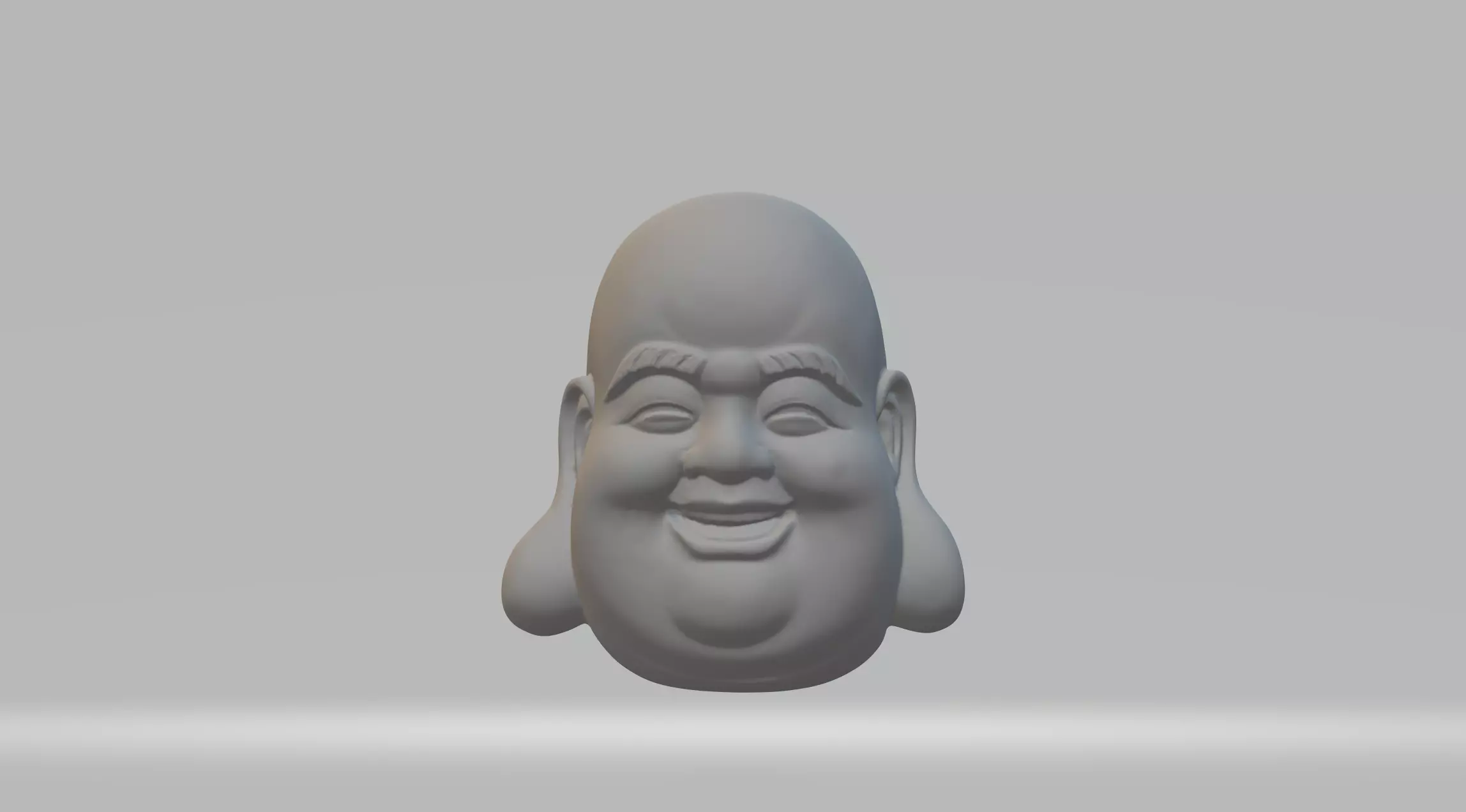 Buddha Maitreya Head 3D print model
