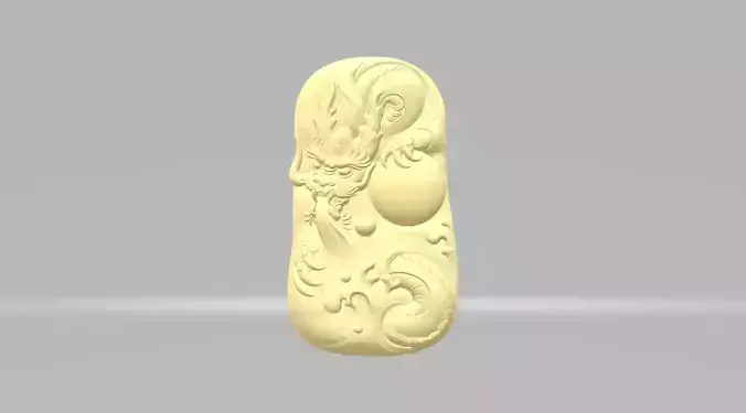 Pearl Dragon Pendant