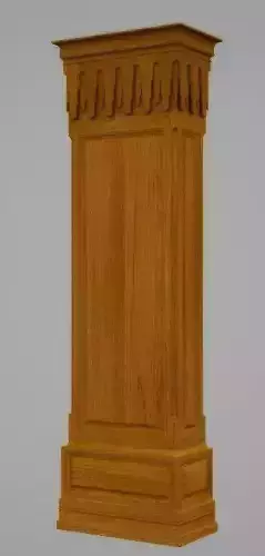 Wood Column - Islamic