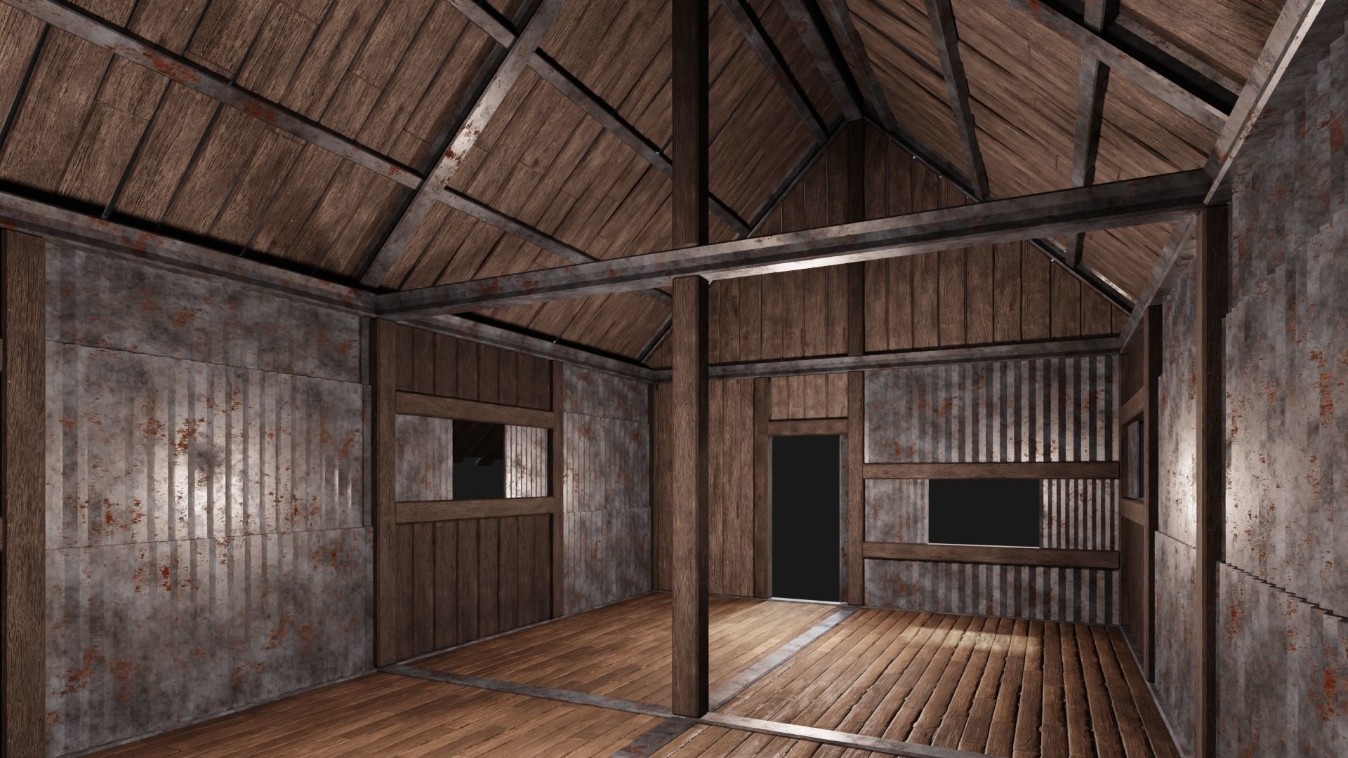 Medieval Houses 56- 4K Textures Game Ready Low-poly 3D model_3