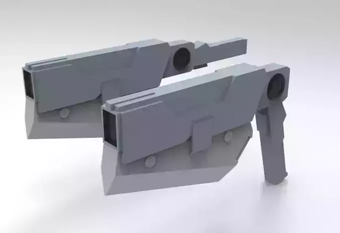 GN Pistol II 3D print model