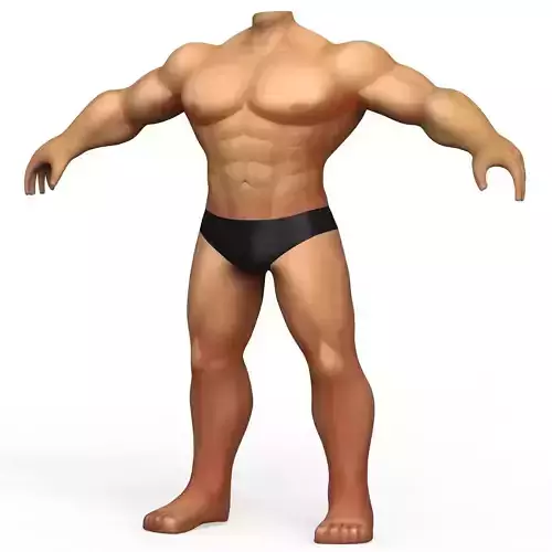 Hulk Body Base Mesh