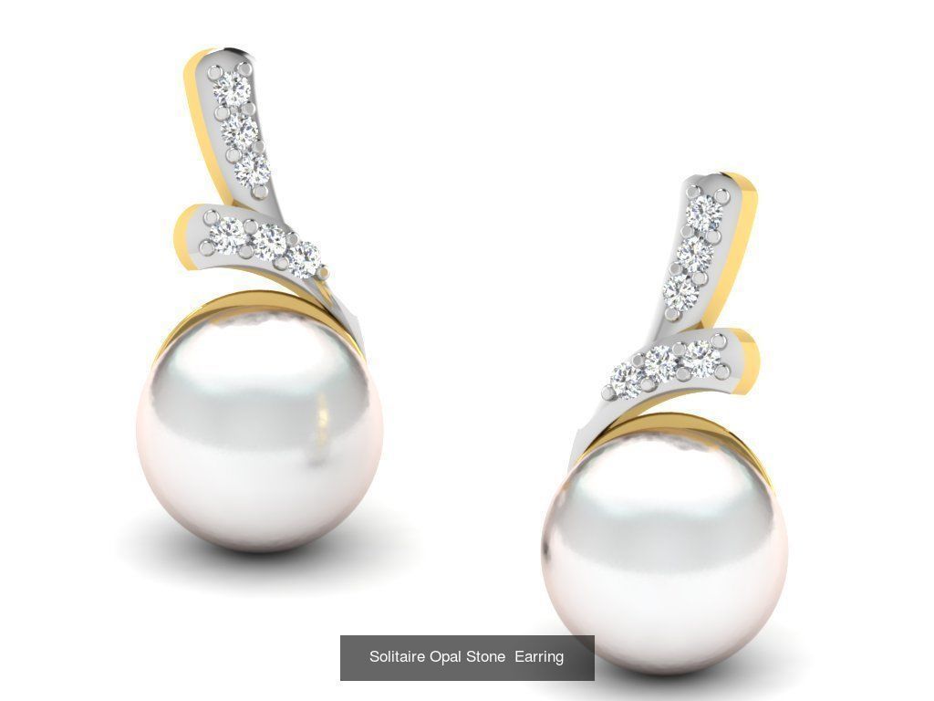 50 Women Opal Stone Earrings Collection _13