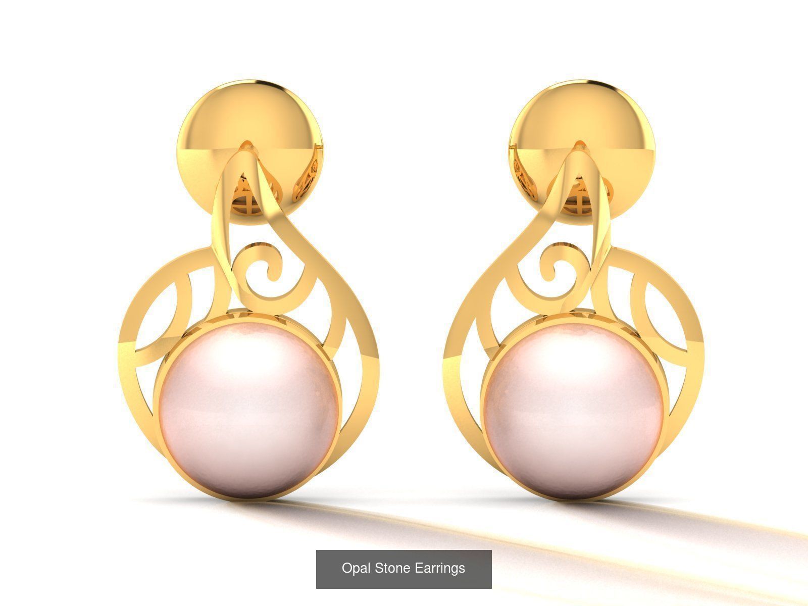 50 Women Opal Stone Earrings Collection _37