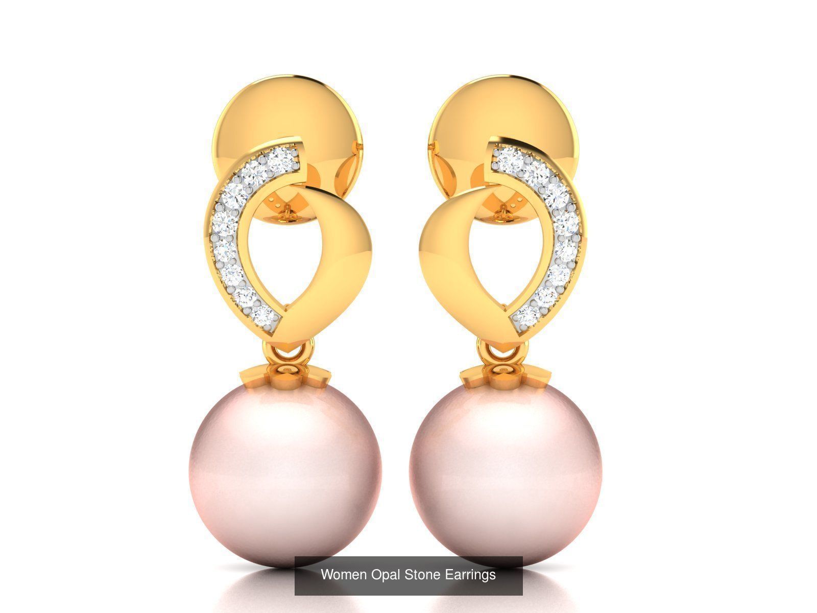 50 Women Opal Stone Earrings Collection _32