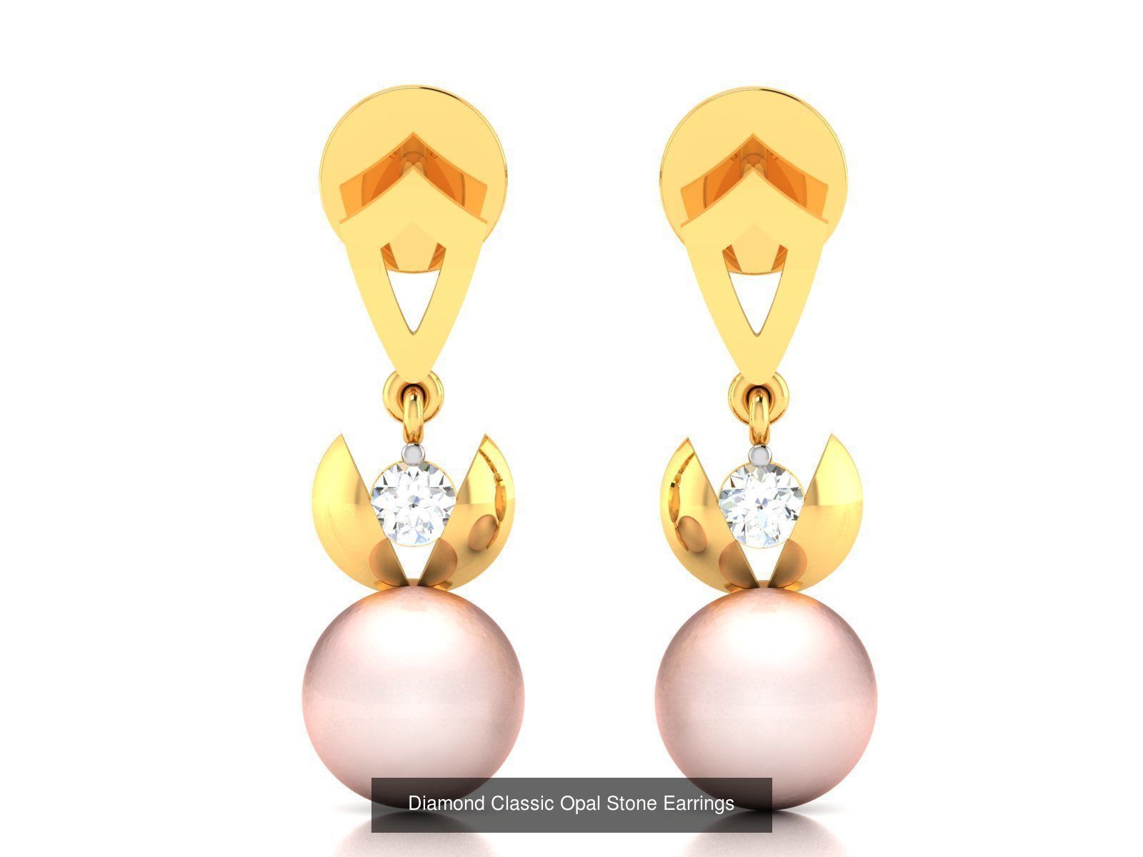 50 Women Opal Stone Earrings Collection _46