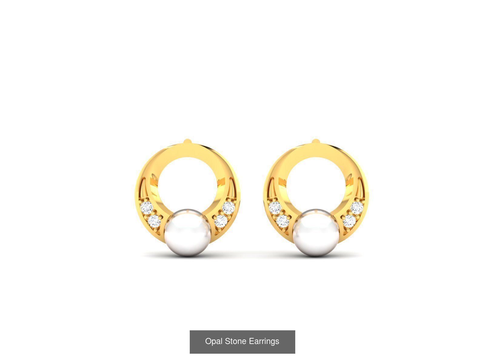 50 Women Opal Stone Earrings Collection _38