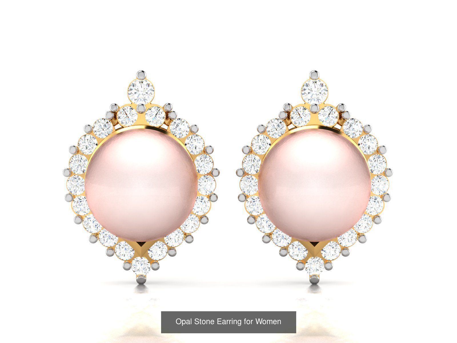 50 Women Opal Stone Earrings Collection _27