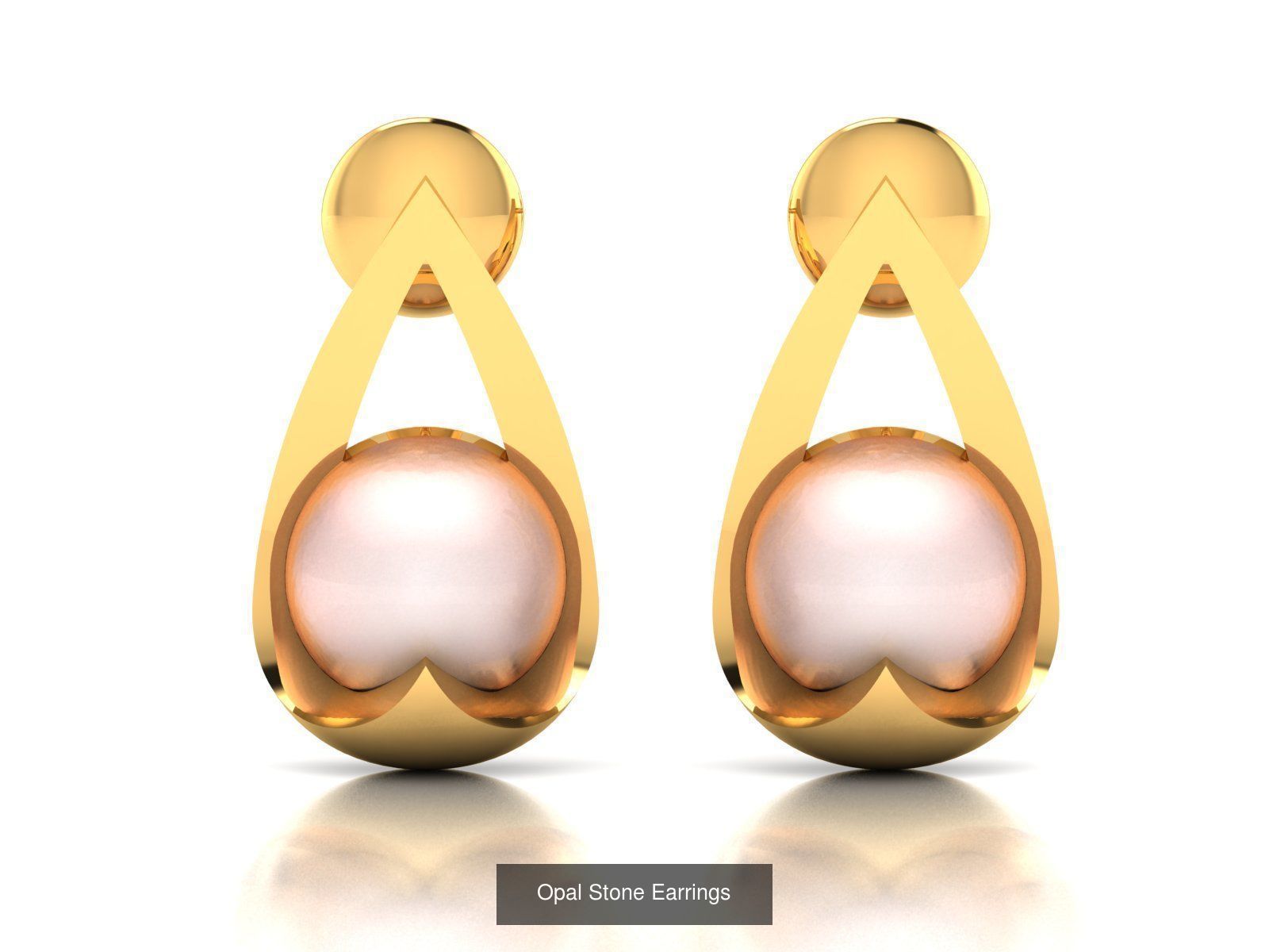 50 Women Opal Stone Earrings Collection _48