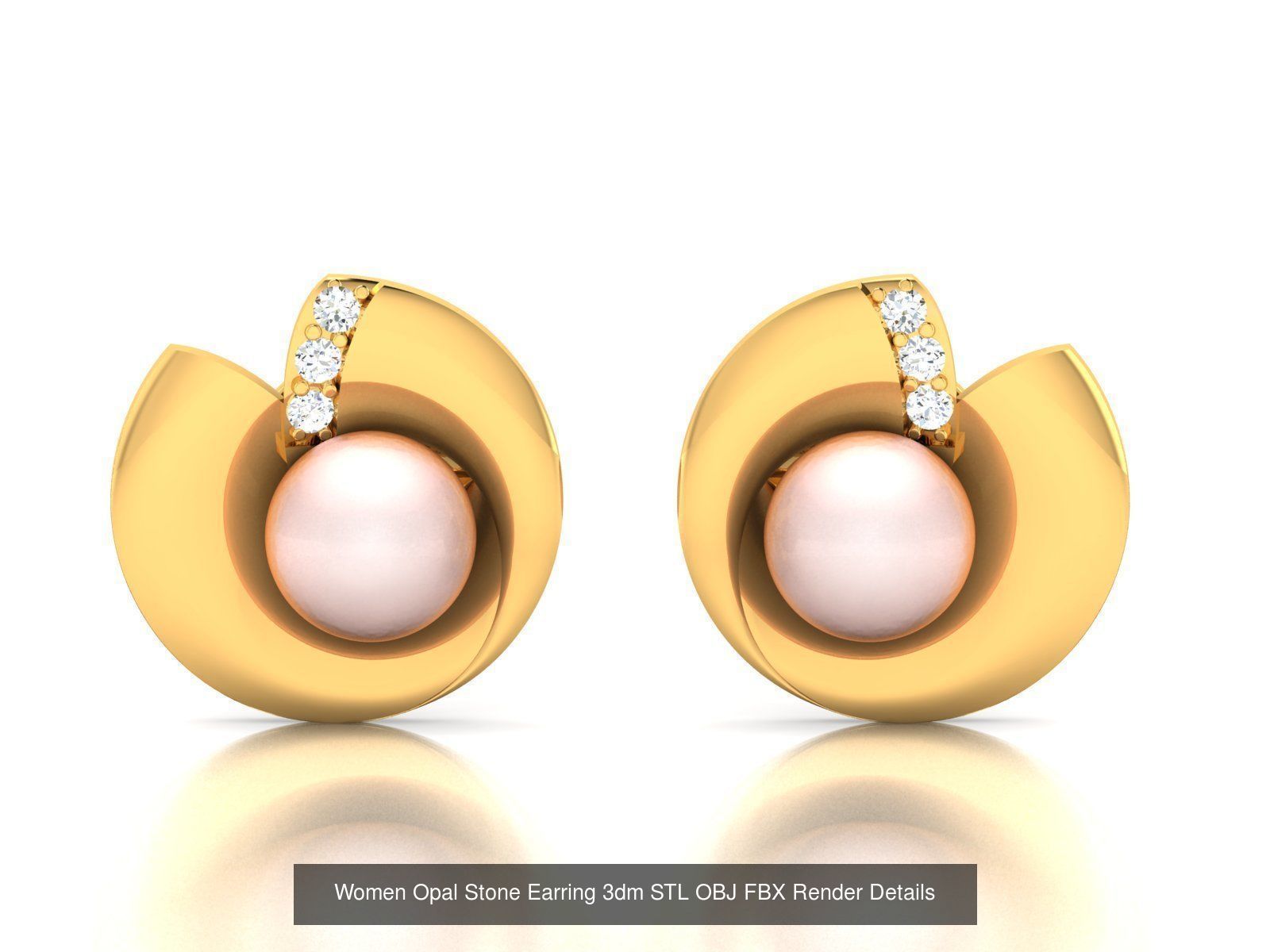 50 Women Opal Stone Earrings Collection _58