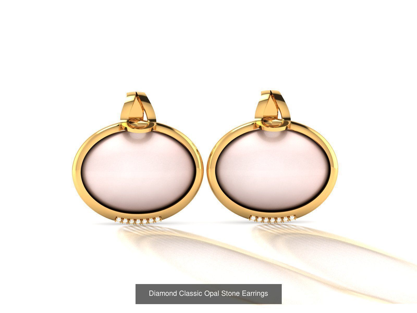 50 Women Opal Stone Earrings Collection _45