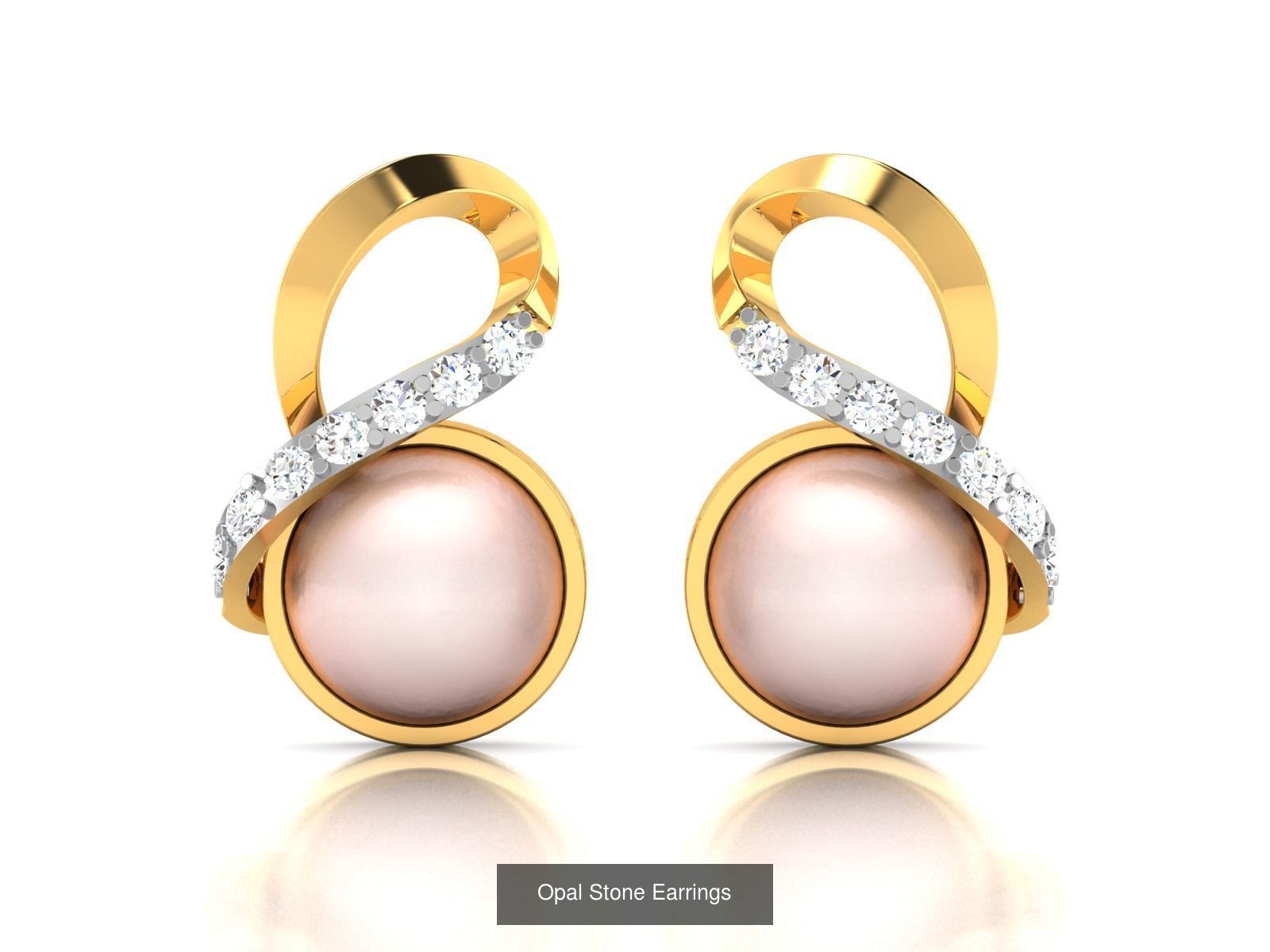 50 Women Opal Stone Earrings Collection _47